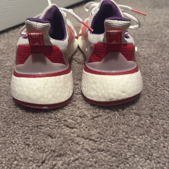 Adidas White and Red Athletic Shoes - Picture 5 of 5